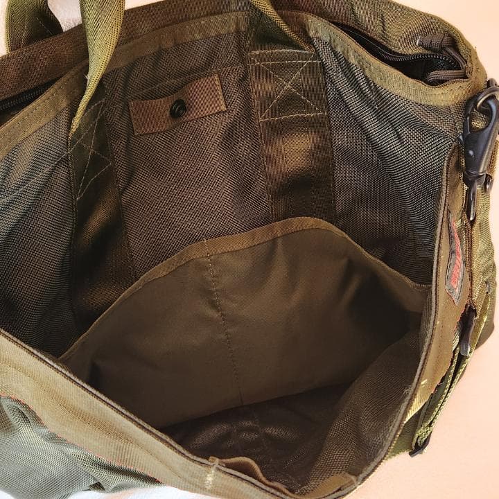 【zak】BRIEFING ステルス（初期型）カーキ ヘルメットバッグ