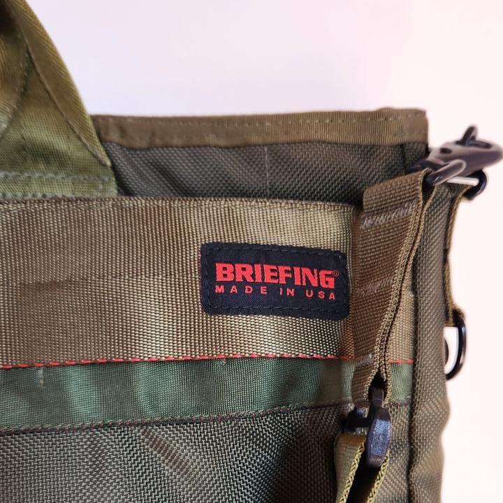 【zak】BRIEFING ステルス（初期型）カーキ ヘルメットバッグ