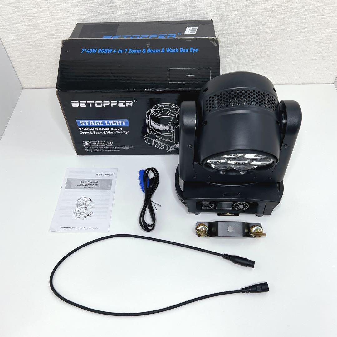 【未使用】 BETOPPER 7*400W RGBW ステージライト