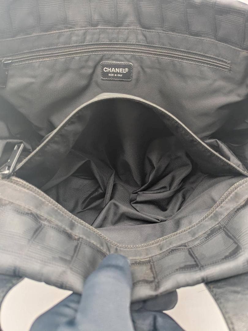 シャネル Chanel ニュートラベルライン トートバッグ ブラック 正規品