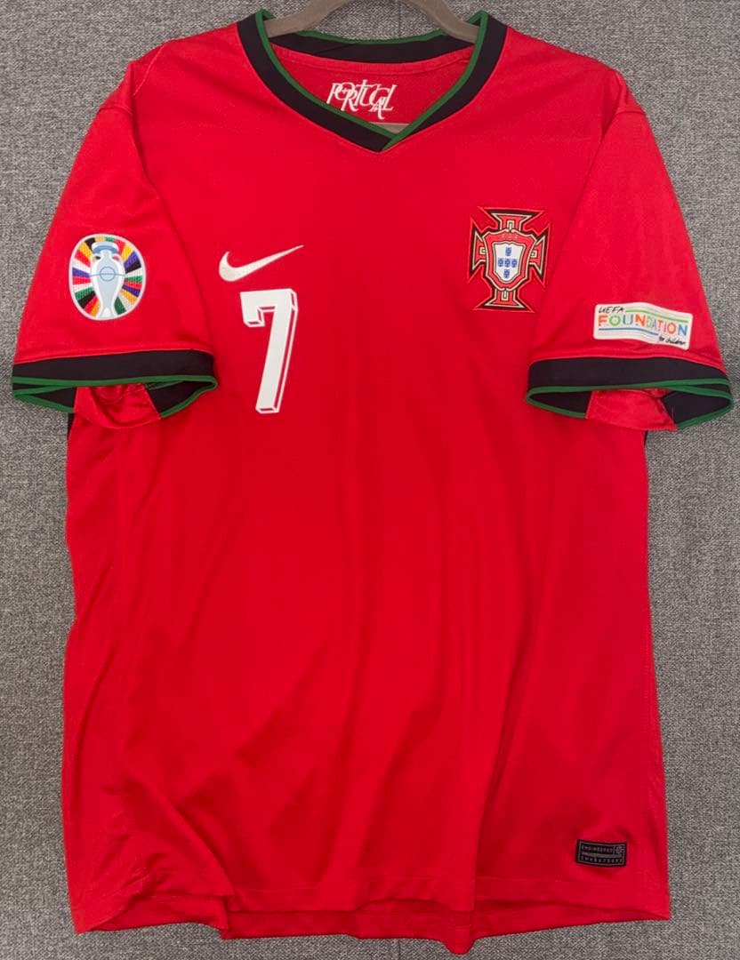 【正規品】ポルトガル 2024 ホーム ユニフォーム クリスティアーノ・ロナウド