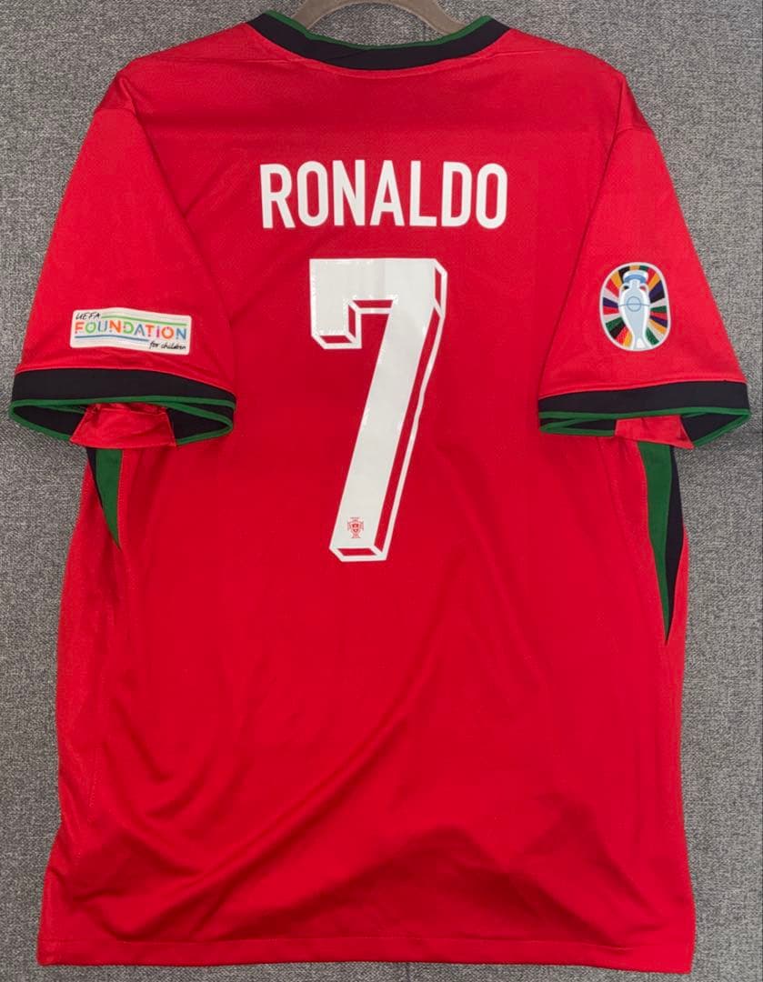 【正規品】ポルトガル 2024 ホーム ユニフォーム クリスティアーノ・ロナウド