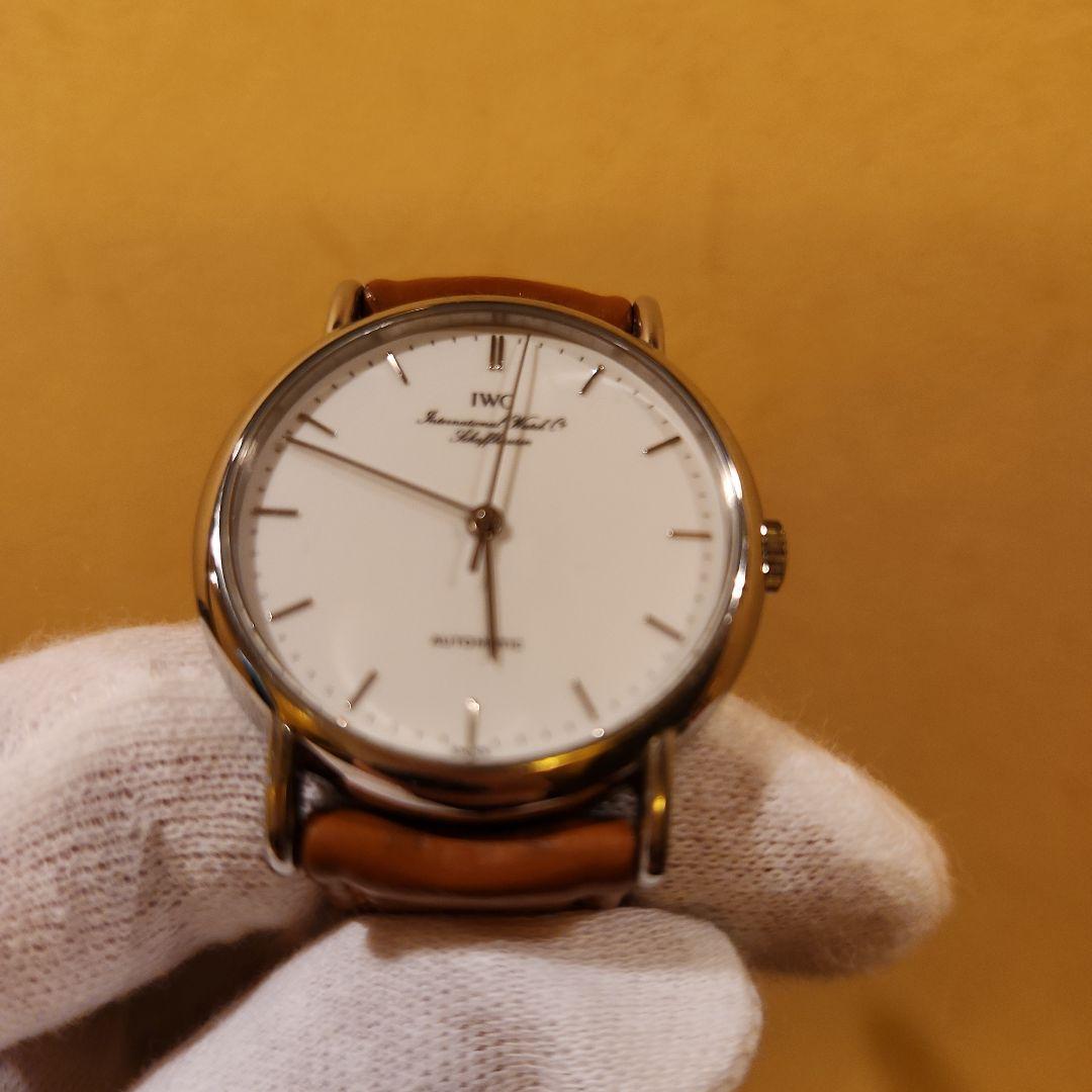 美品 IWC SCHAFFHAUSEN ポートフィノ ノンデイトIW351407