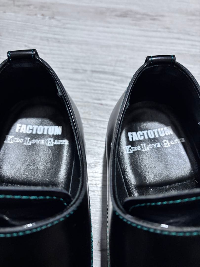 キッズラブゲイト　別注FACTOTUM ダブルモンクストラップ　シューズ　美品