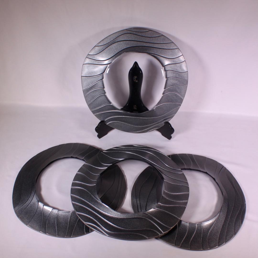 Nachtmann ナハトマン サハラ プレート ゴールド シルバー 10枚