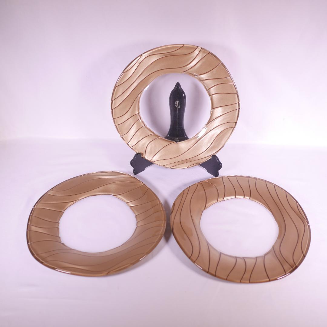 Nachtmann ナハトマン サハラ プレート ゴールド シルバー 10枚