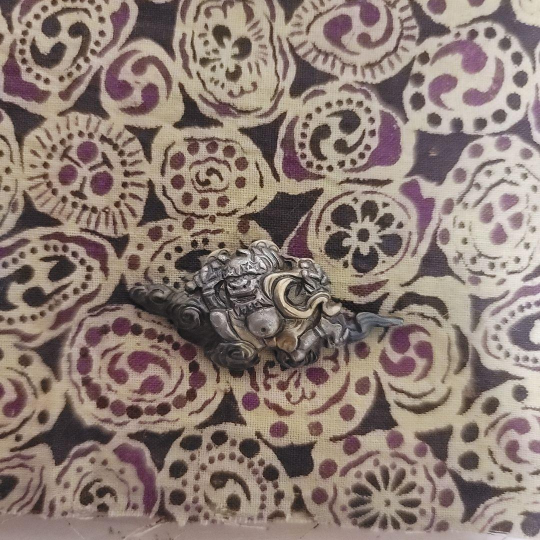 目貫 風神雷神 前金具 煙管 煙草入れ