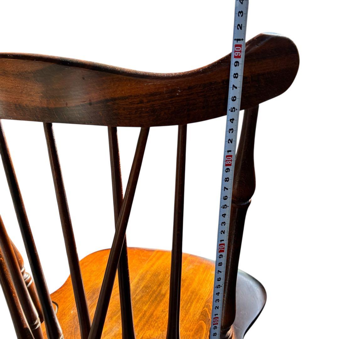 アンティーク 飛騨産業 ウィンザーチェア大 ブナ キツツキ 無垢材