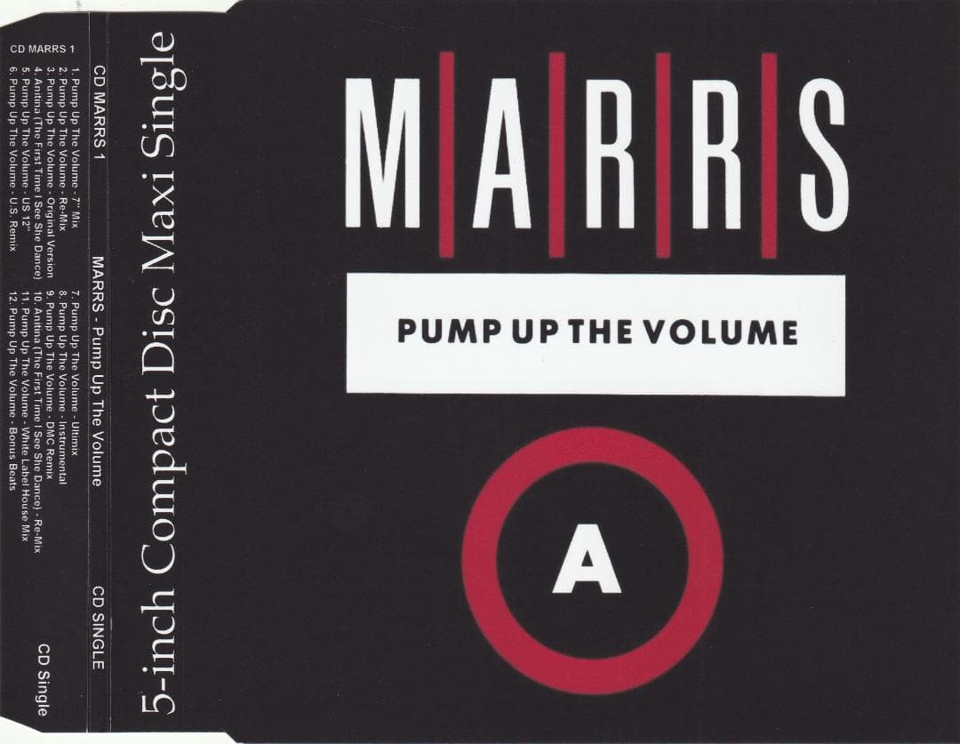 M.A.R.R.S.　Marrs　Pump Up The Volume　貴重CD