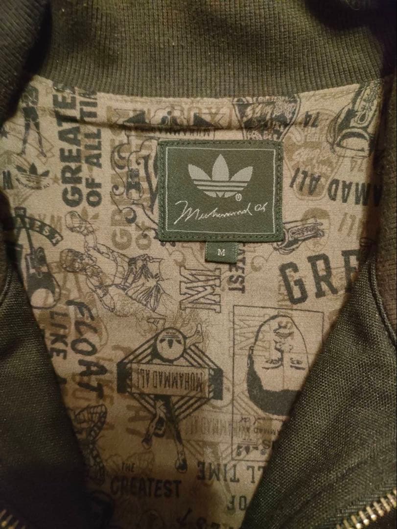 【極希少】adidas 90s モハメドアリ 総刺繍 トラックジャケット