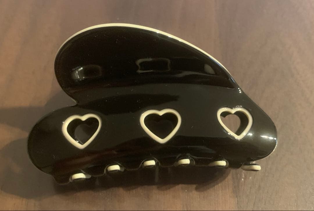 新品POTETE コフレ 3heart clip 黒