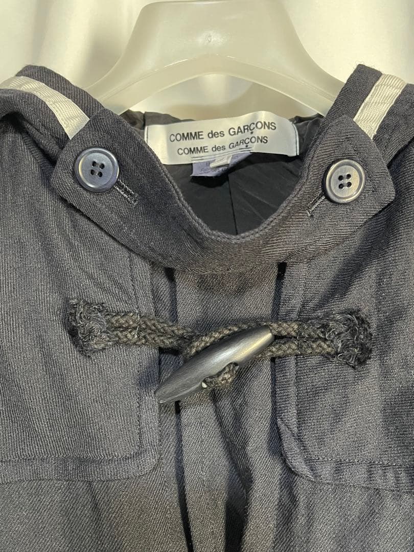 コムデギャルソンコムデギャルソン　ポリ縮　セーラーダッフルポンチョ