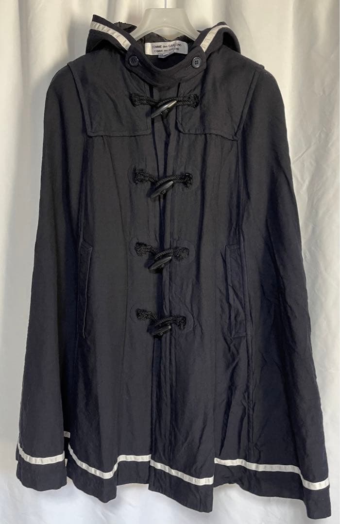 コムデギャルソンコムデギャルソン　ポリ縮　セーラーダッフルポンチョ
