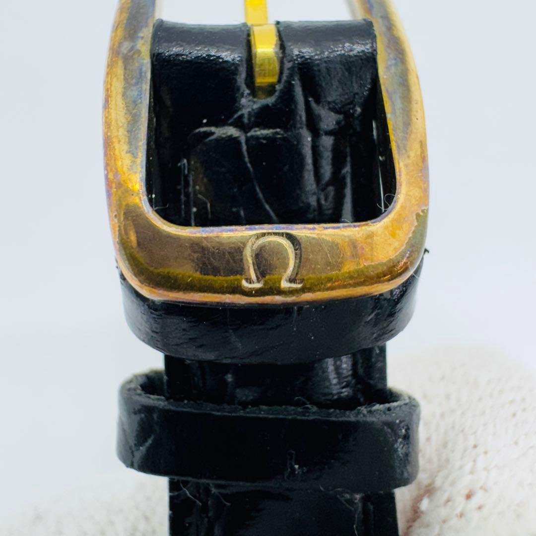 ✨OMEGA✨オメガ✨デビル✨ゴールド文字盤✨レディース✨手巻き✨腕時計✨