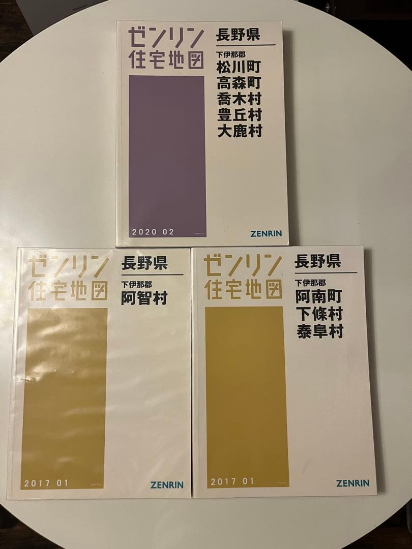 ゼンリン 長野県下伊那郡阿智村阿南市下條村泰阜村松川町高森町橋木村豊丘村大鹿村