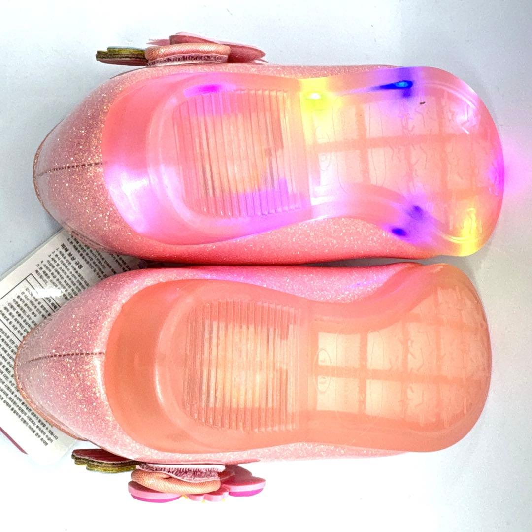 【新品未使用】韓国限定　ティニピン　公式品　光るシューズ　17cm ハチュピン