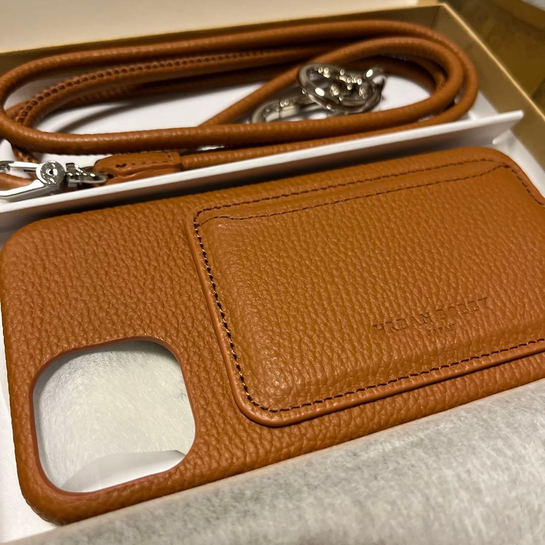 UB iPhone case (BROWN)対応機種：iPhone13/14共通