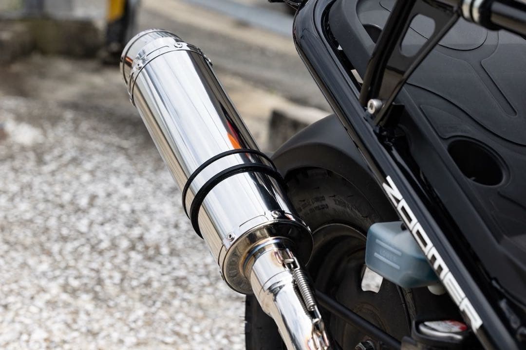 HMS ホンダズーマー50 AF58 ステンレス Ｒ300 マフラー