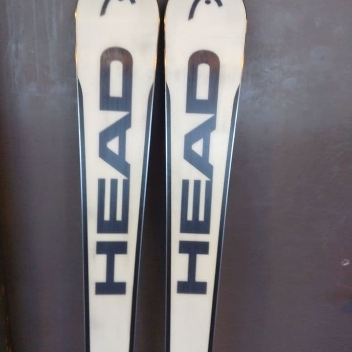 HEAD スキー板 青 白 ビンディング付き