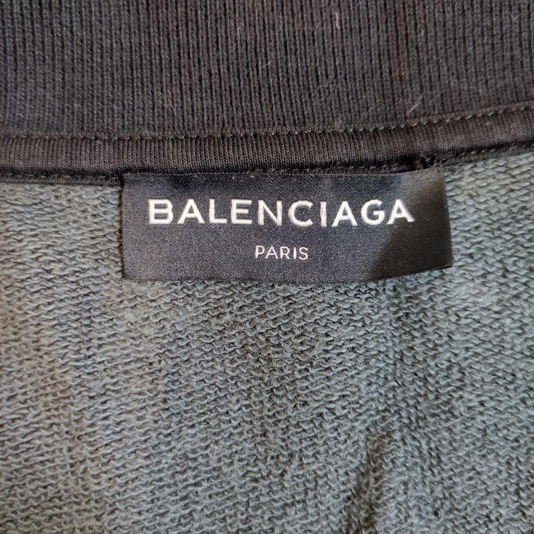 BALENCIAGA バレンシアガ ポロシャツ 長袖 PARIS レトロ