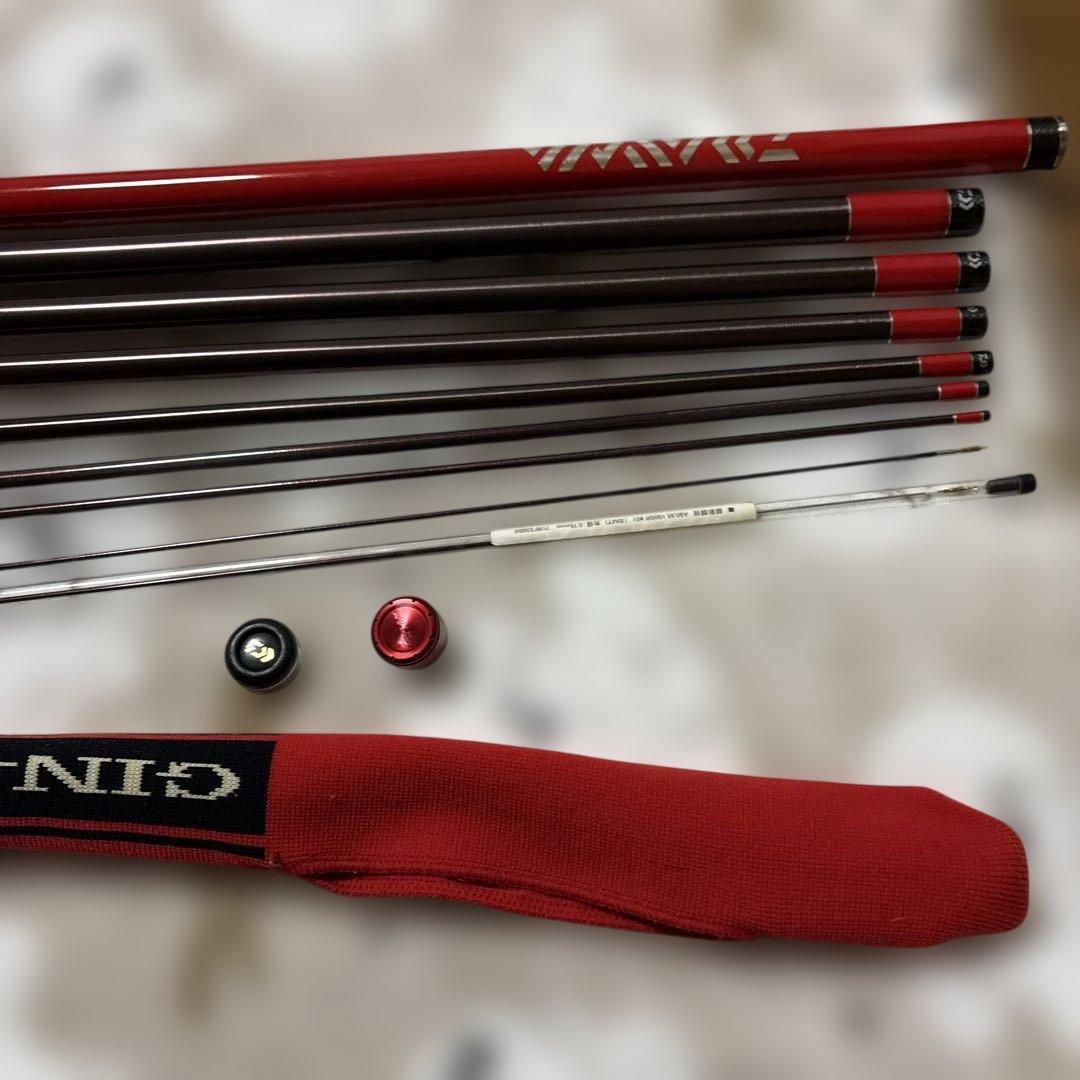 銀影競技鮎竿 A90SR 赤黒PROJECT WIN