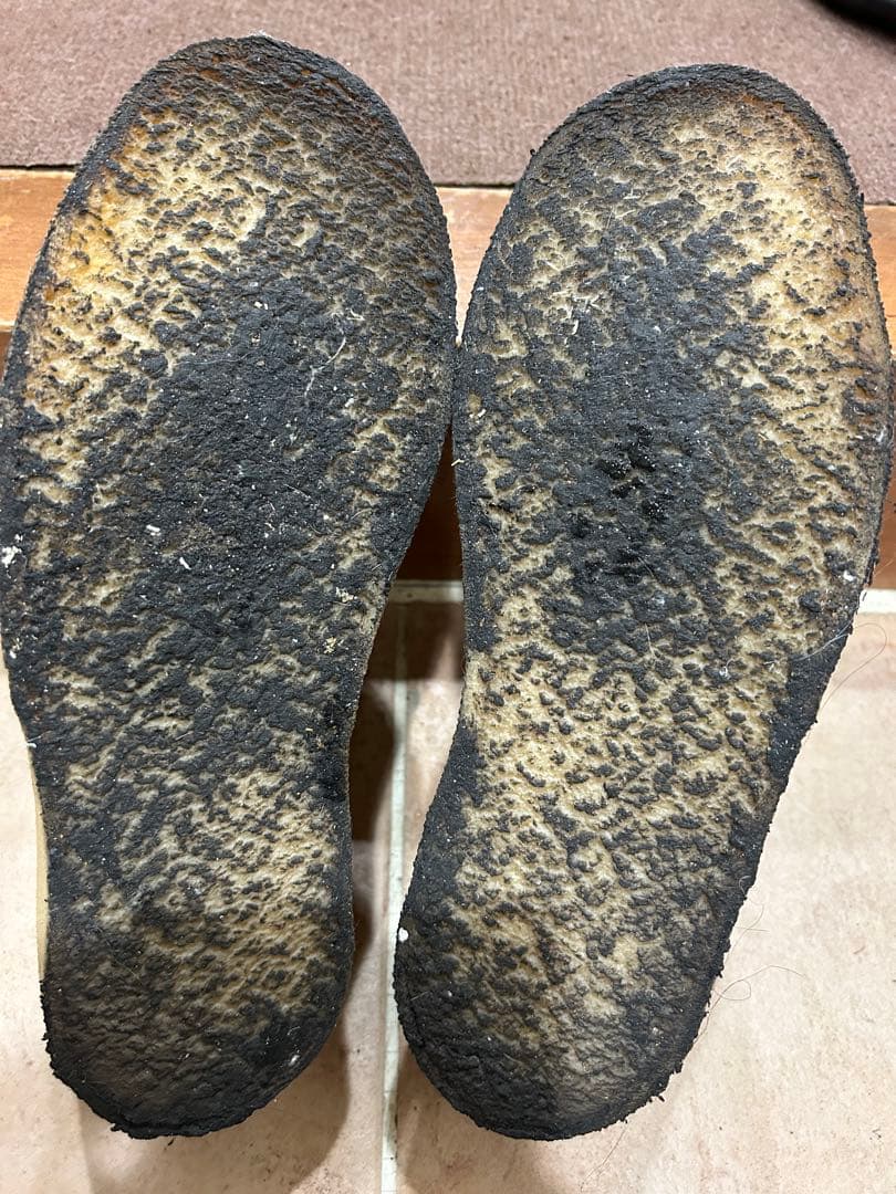 e Cox スエード厚底シューズ 3588