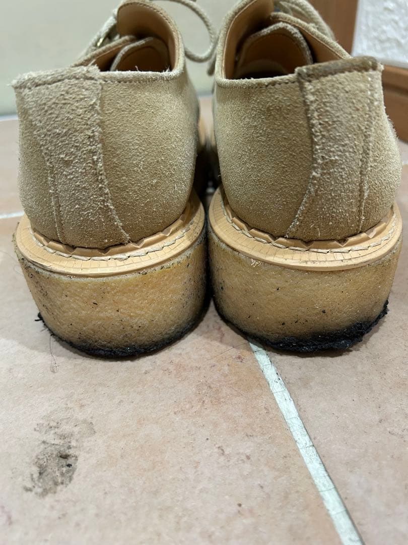 e Cox スエード厚底シューズ 3588