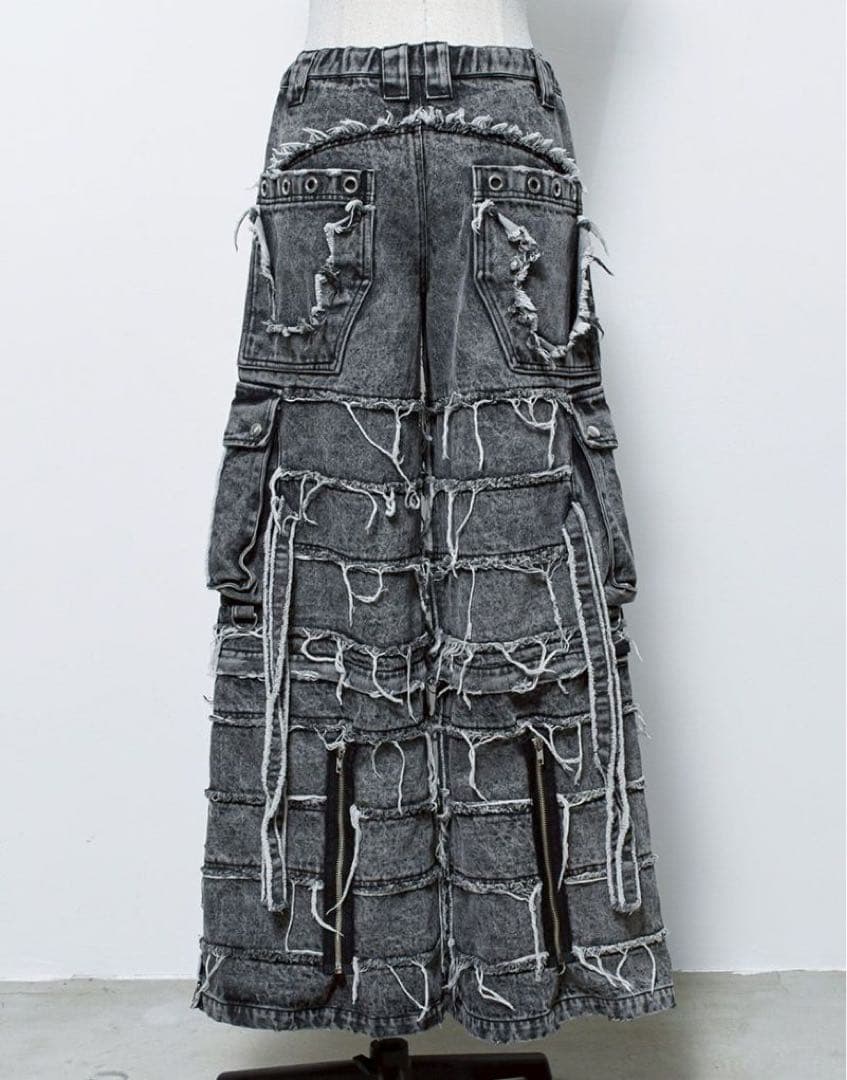 REFLEM【レフレム】2wayツギハギカーゴデニムパンツ 新品未使用タグ付き