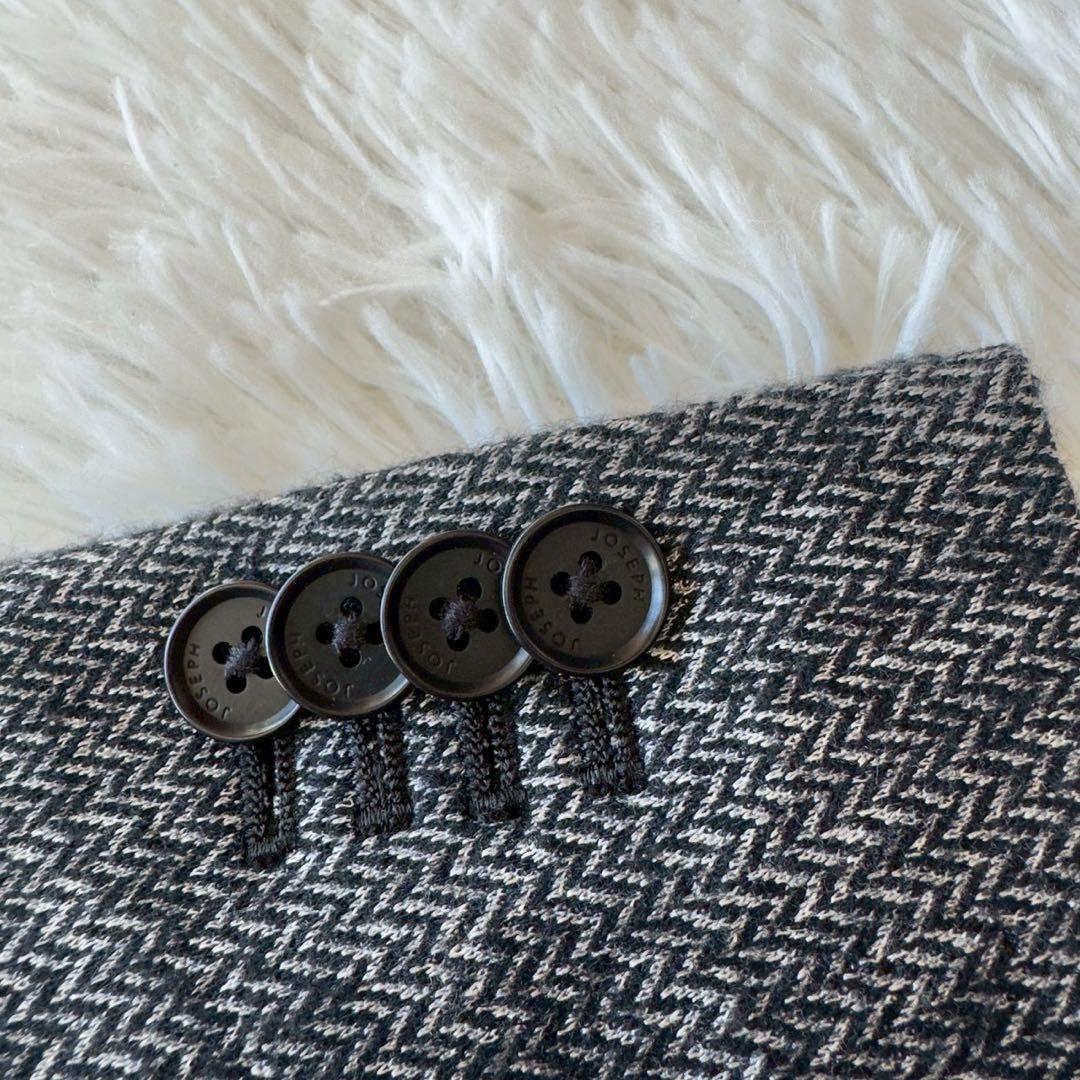 JOSEPH HOMME✨セットアップ　スーツ　ヘリンボーン グレー　50