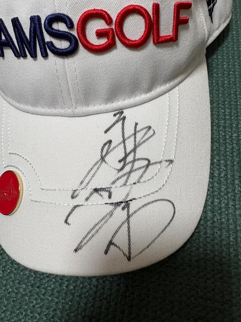 【希少】永井花奈プロ 直筆サイン入り BEAMS GOLF キャップ