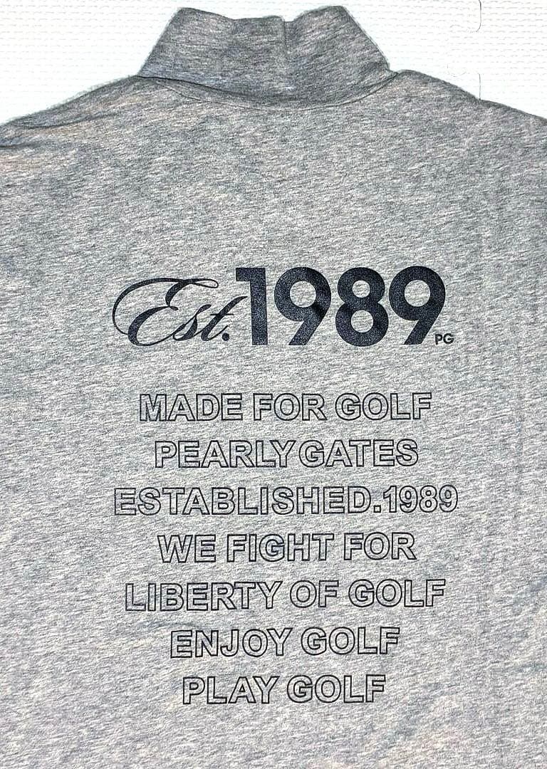 PEARLY GATES ベア天竺 ハイネックカットソー（GRAY／4）