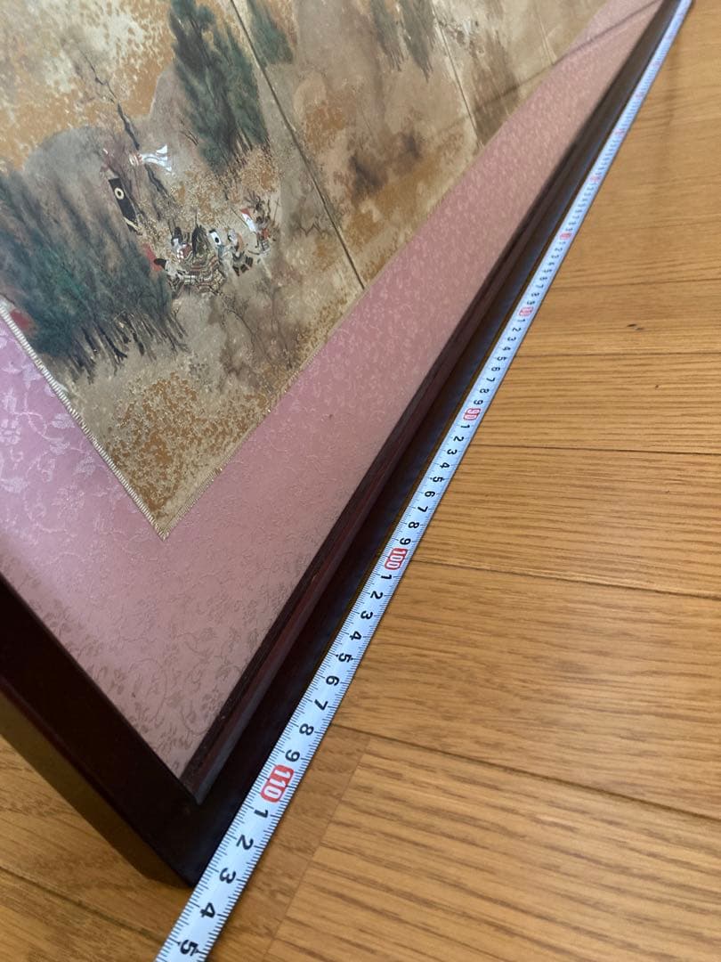 ひ*ん様 川中島合戦図屏風　額入