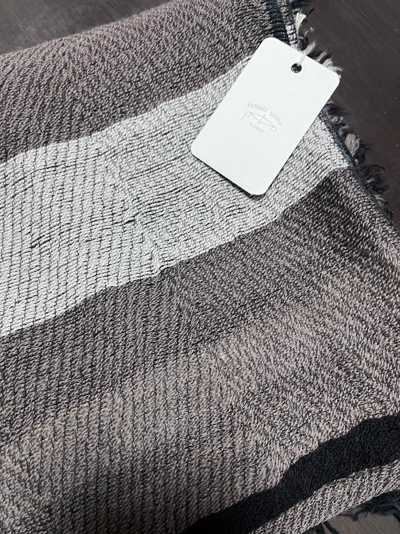 tamaki niime roots shawl ブラウン系 ストール