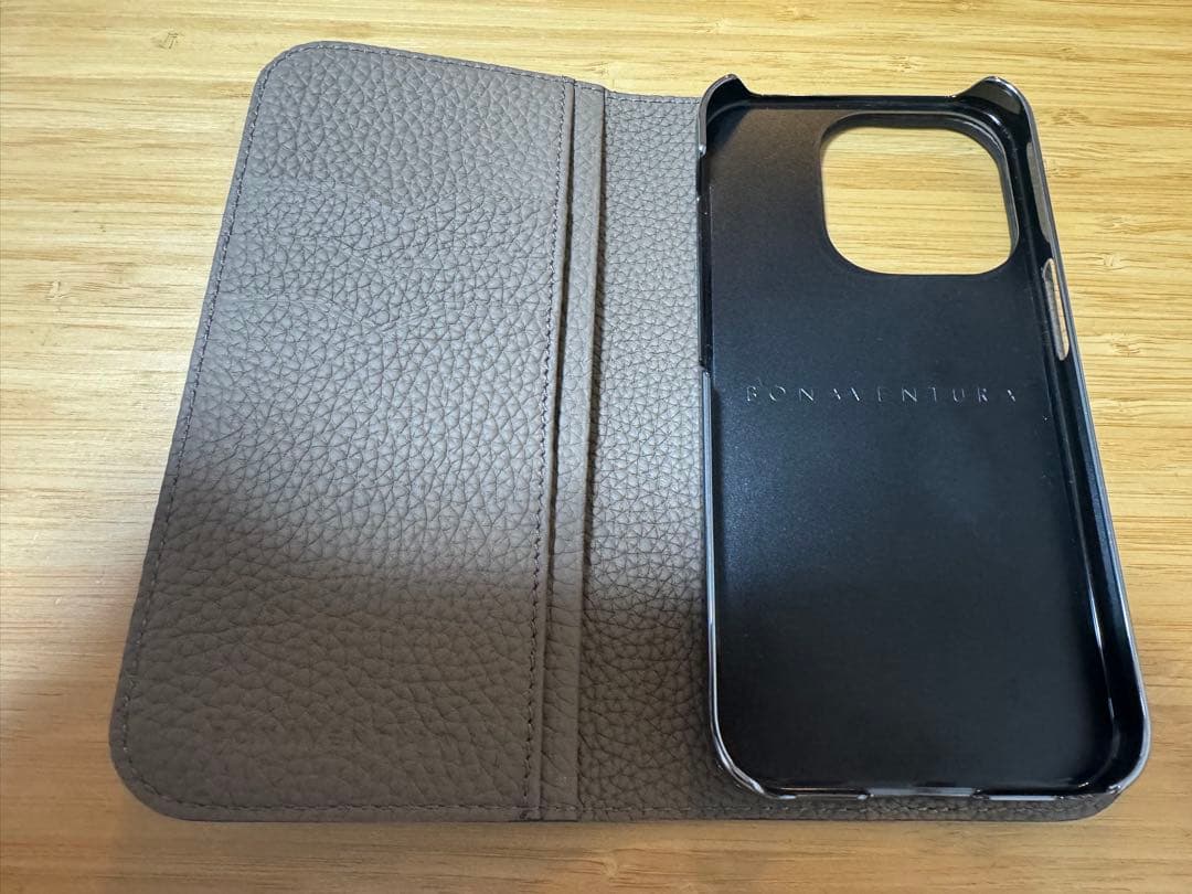 BONAVENTURA ボナベンチュラiPhone15Pro ブラック×エトープ