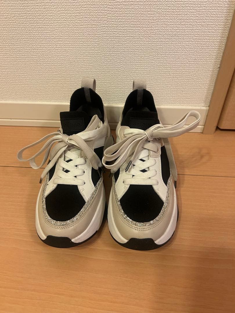 +diana スニーカー　リサイクルニットコンビスニーカー