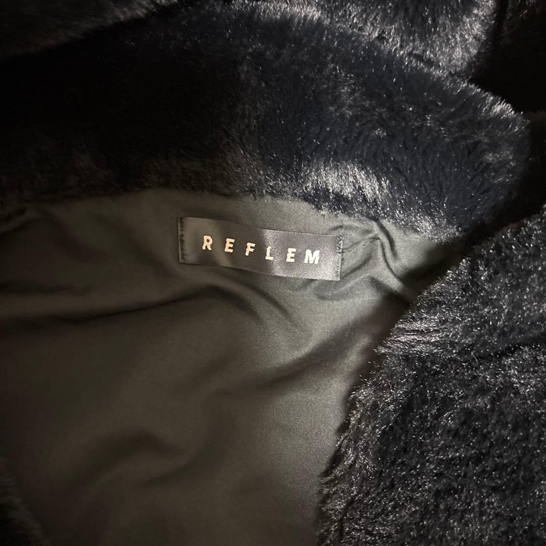 レフレム ファーパーカー ブルゾン うさ耳 ブラック