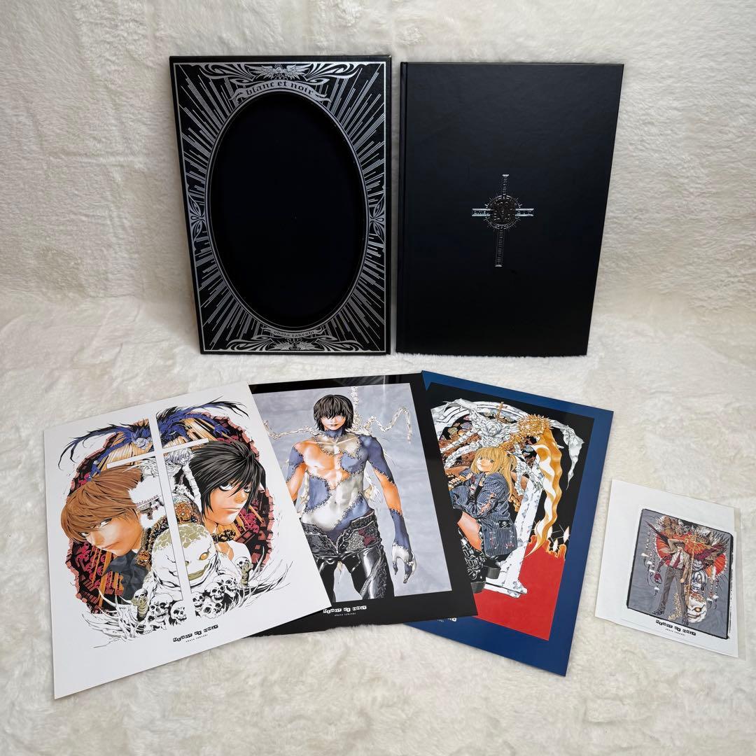 【良品】Blanc et noir : 小畑健画集　特典ポストカード付属