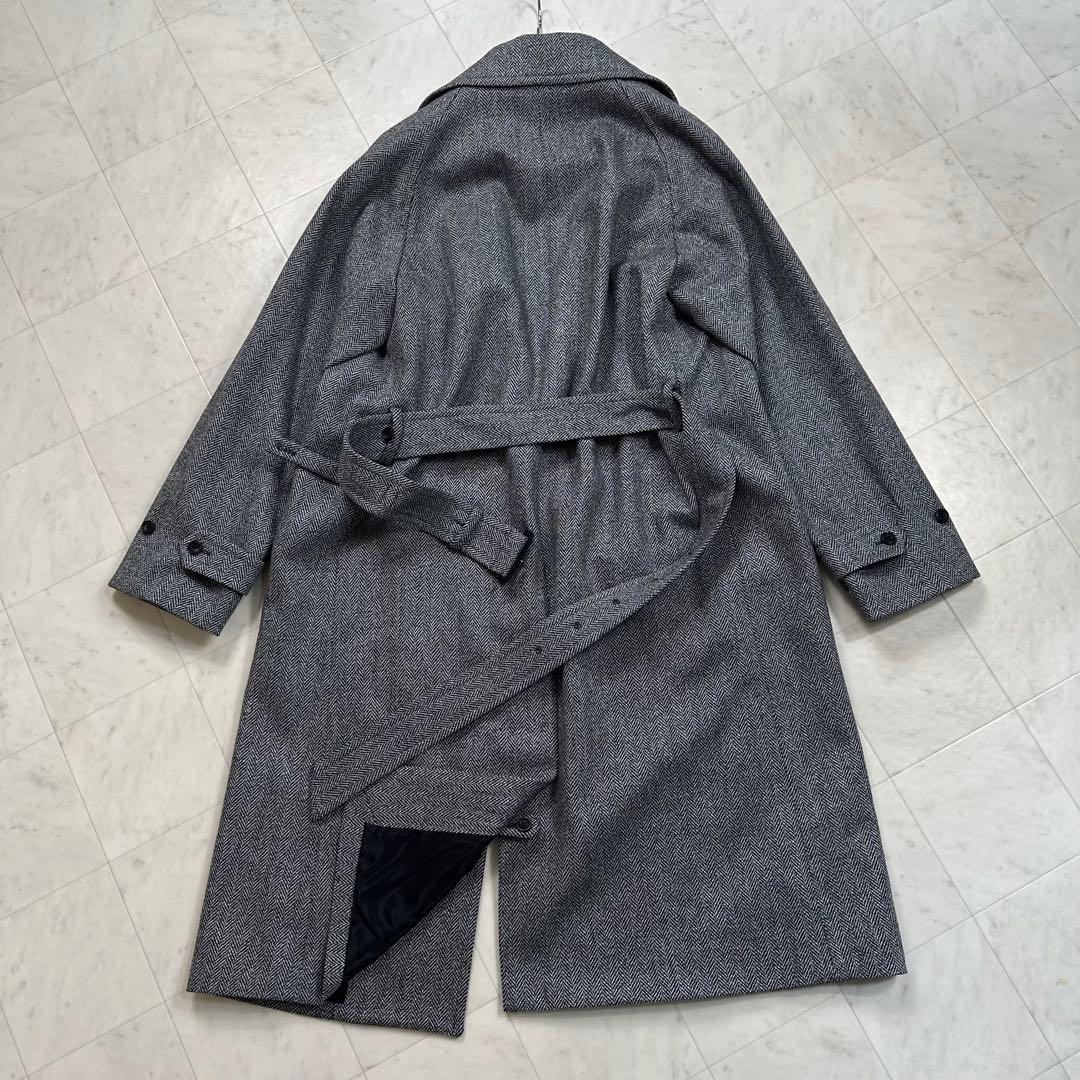 〈美品〉SHIPS【S】ラグジュアリードーメル スポーテックス へリン コート