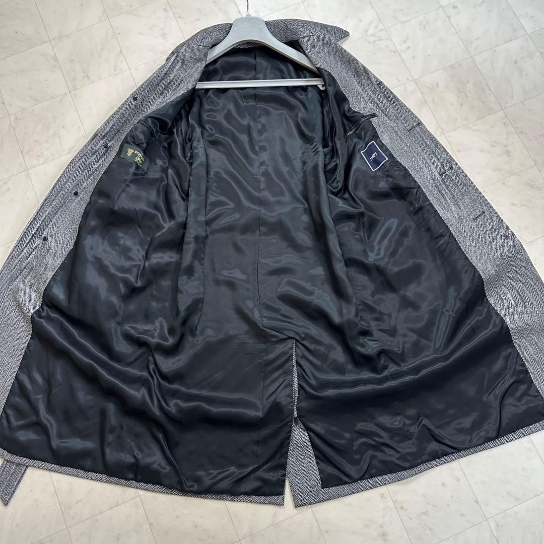 〈美品〉SHIPS【S】ラグジュアリードーメル スポーテックス へリン コート