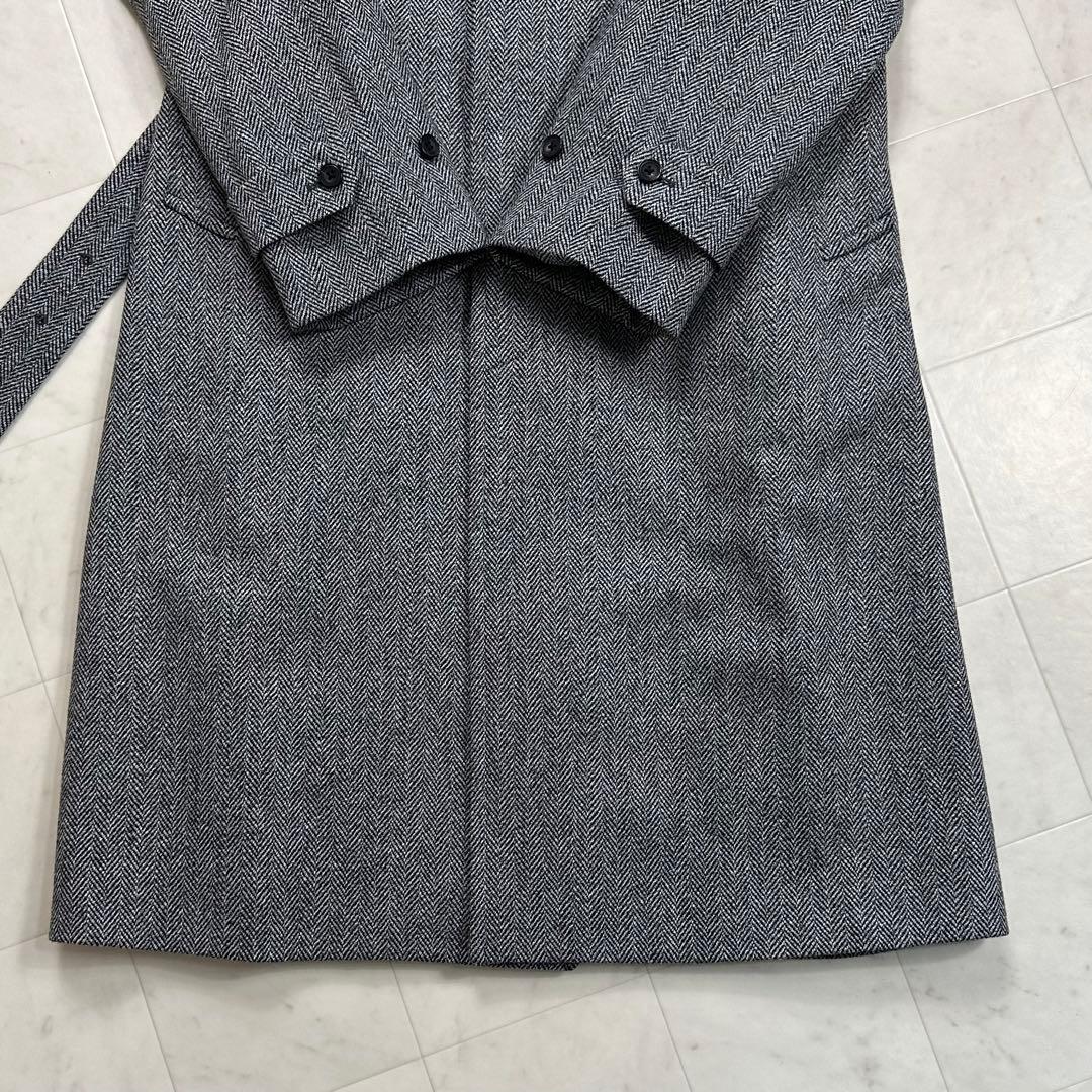 〈美品〉SHIPS【S】ラグジュアリードーメル スポーテックス へリン コート