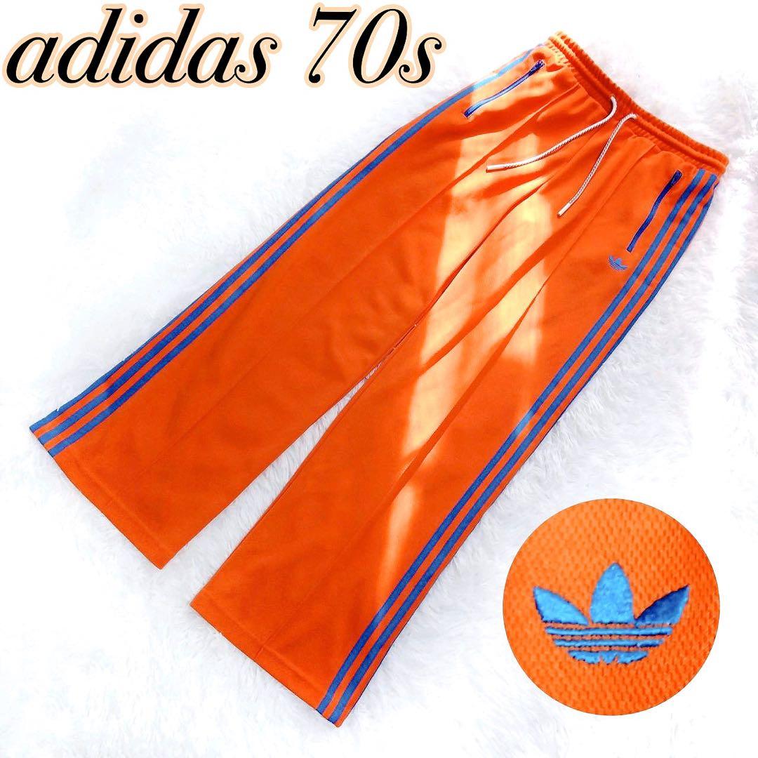adidas 70s モントリオール トラックパンツ オレンジ あのちゃんXL