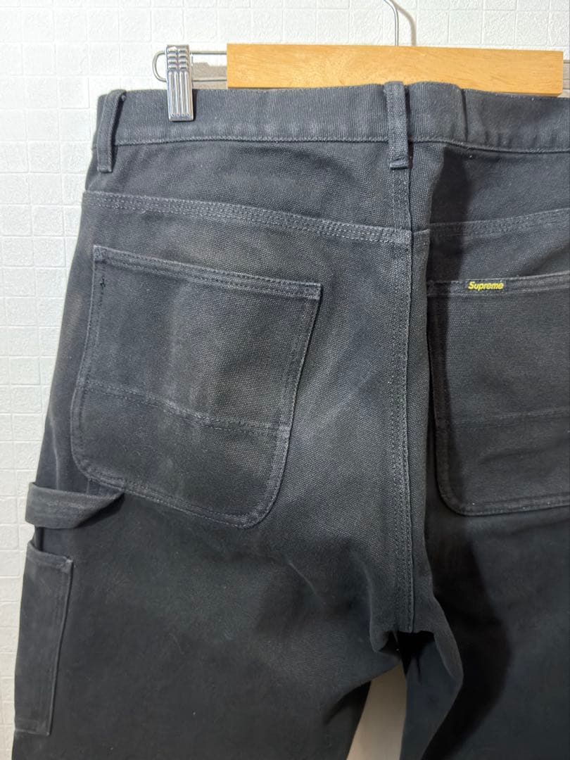 Supreme ブラック カーゴパンツ　34