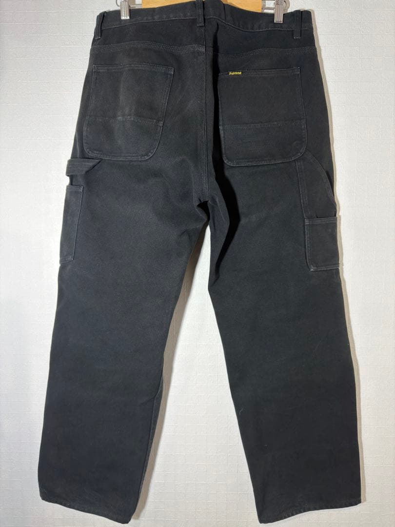 Supreme ブラック カーゴパンツ　34