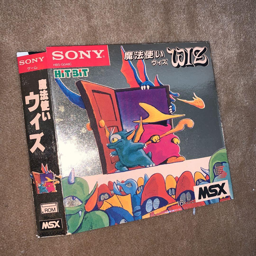 【美品】魔法使い　ウィズ　WIZ MSX ROM