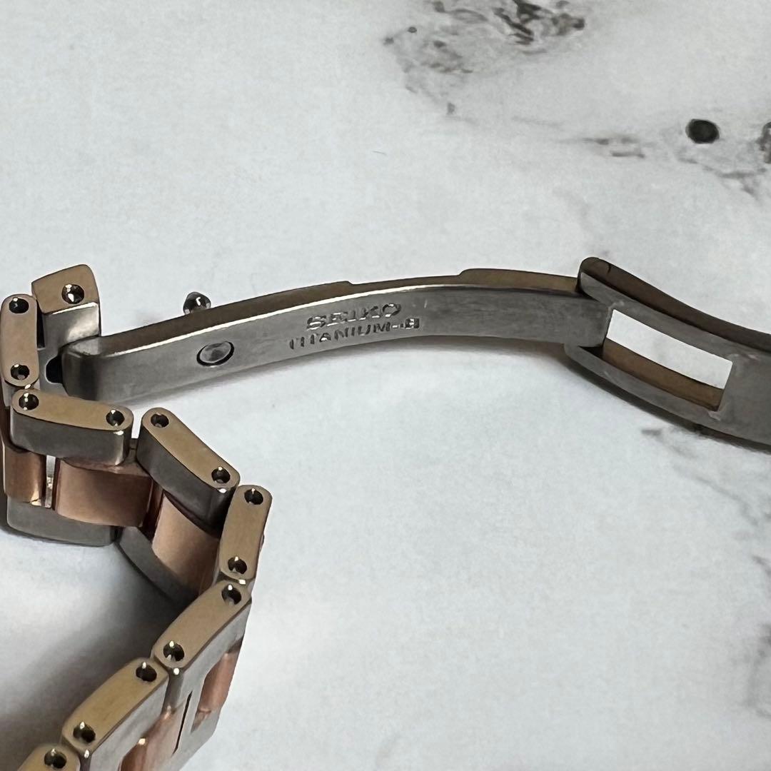 稼働 極美品 セイコーLk レディース腕時計 シェル文字盤 1B35-0AA0