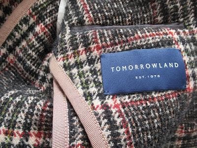 定価8万 TOMORROWLAND メンズ グレンチェック チェスターコート