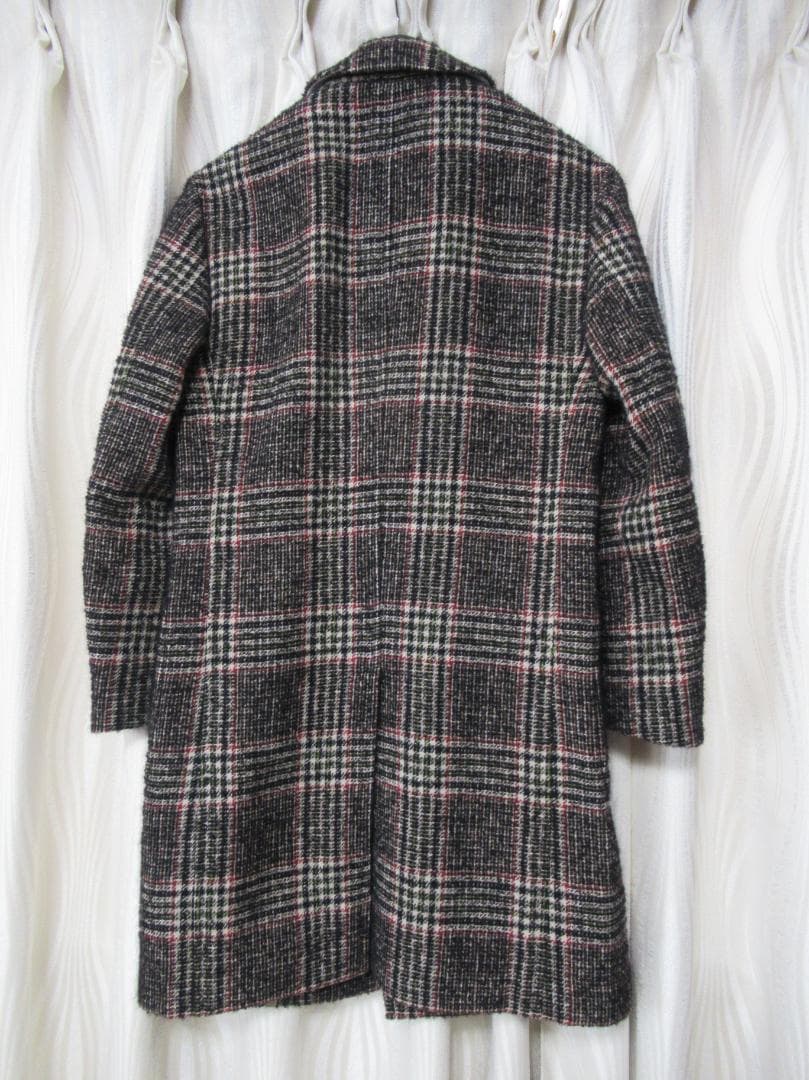 定価8万 TOMORROWLAND メンズ グレンチェック チェスターコート