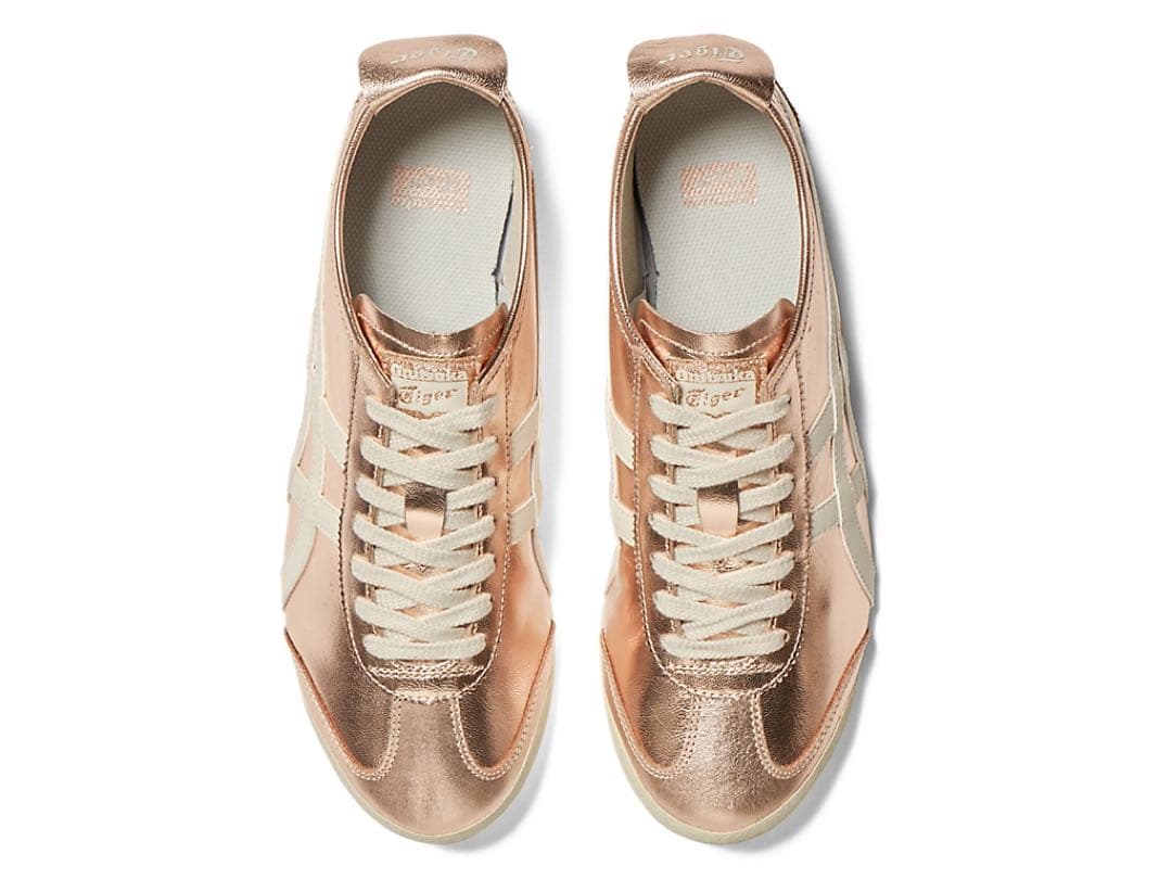 【新品】MEXICO 66 メタリックゴールドピンク23.5cm オニツカタイガ