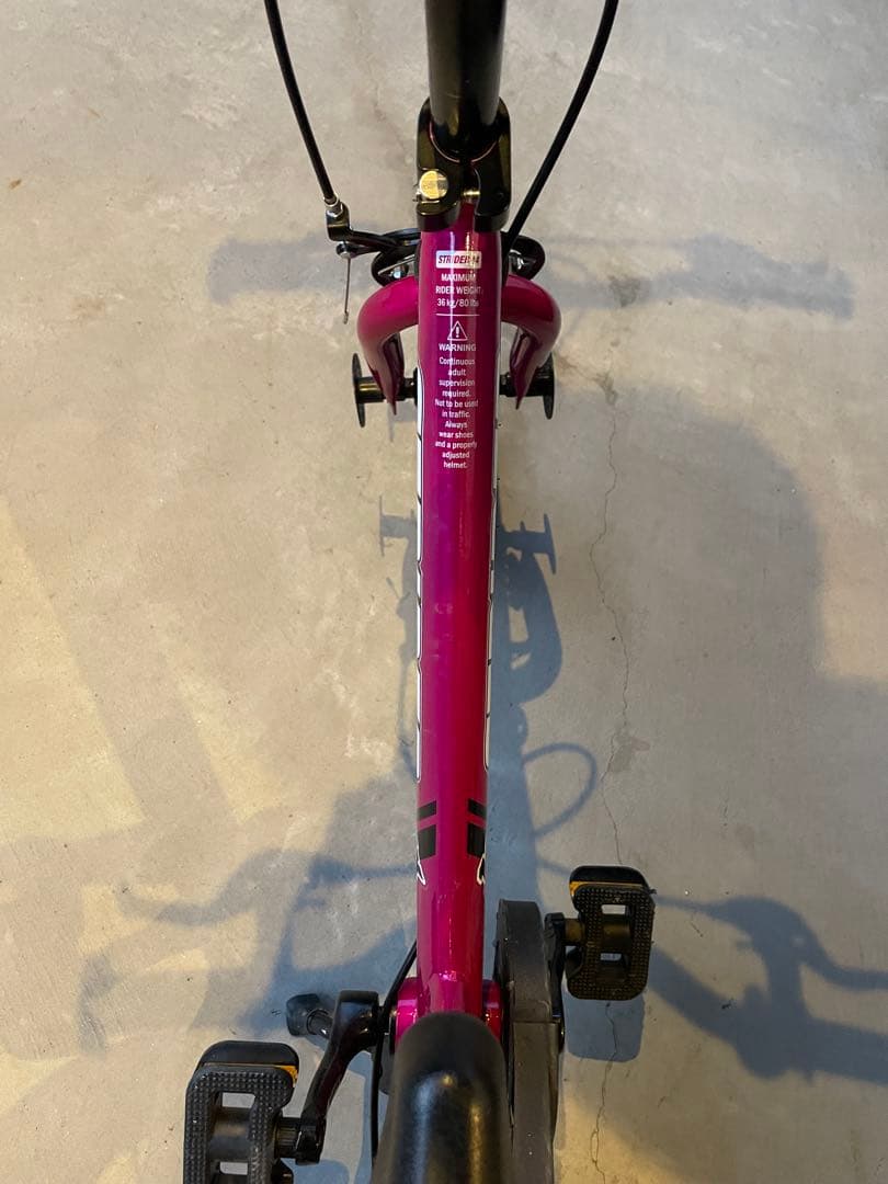 マンボウ　ストライダー 14X ピンク紫　パープル極美品　サイドスタンド付