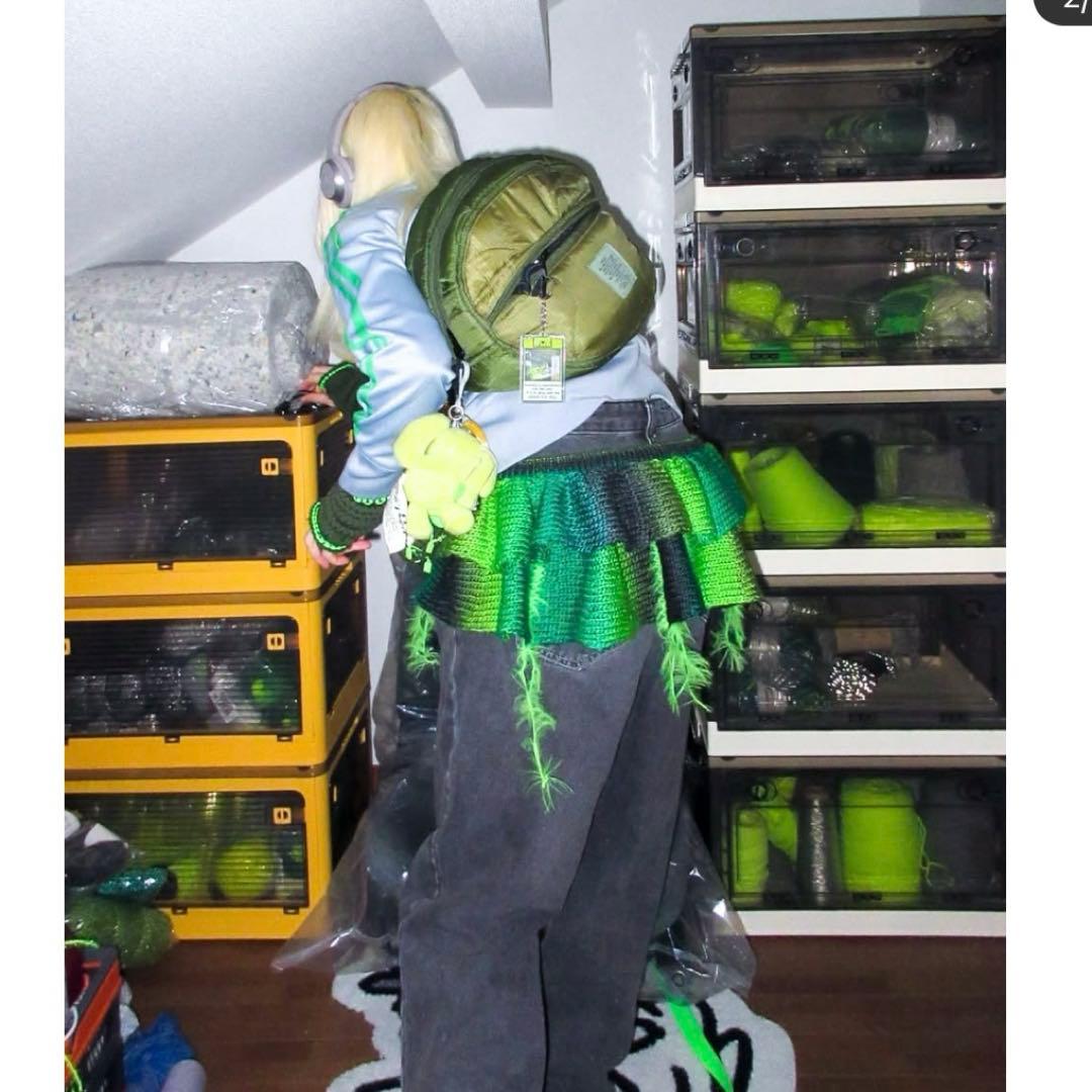 Ruffle Knit Wrap Skirt ta2yuki ミニ丈　スカート